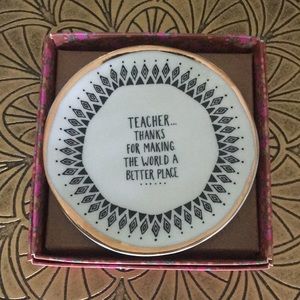 Teacher Gift Trinket Dish - New in Box